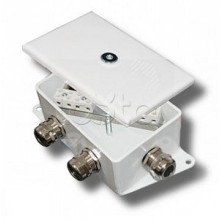 Коробка монтажная огнестойкая Гефест КМ-О (10к)-IP66-d, два ввода 120х80х68