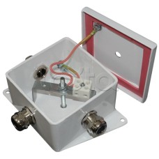 Коробка монтажная огнестойкая Гефест КМ-О (4к)-IP66 два ввода 100х100