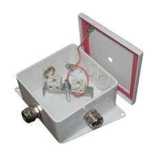 Коробка монтажная огнестойкая Гефест КМ-О (6к)-IP66-120х120, шесть вводов