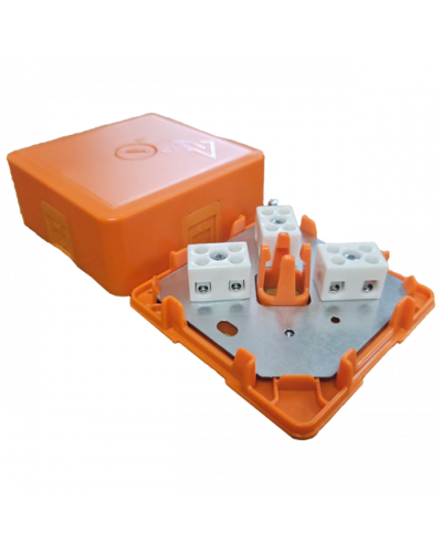 Коробка монтажная огнестойкая КМ-О (2к*6,0)-IP41-s-оранж Гефест в Ростове-на-Дону Распределительные коробки Pintop.ru