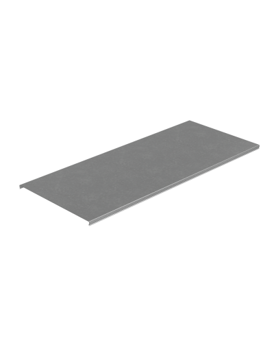 Крышка лотка 400х0,7 L2500 мм ПЛЮС INOX304 КМ-Профиль (KLplus400-0.7-2500 INOX304) в Ростове-на-Дону Аксессуары для лотков Pintop.ru