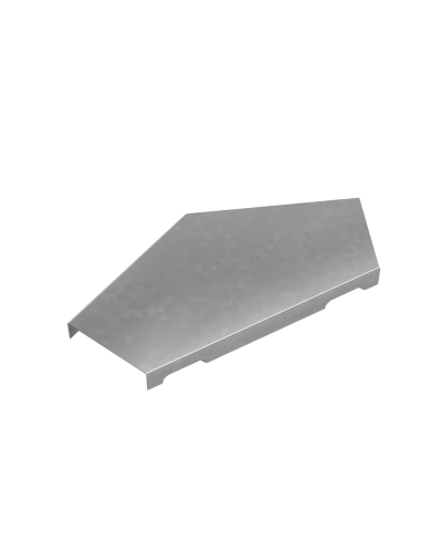 Крышка горизонтального угла 45 гр. 50 мм ПЛЮС КМ-профиль (KGLplus45-50) в Ростове-на-Дону Аксессуары для лотков Pintop.ru