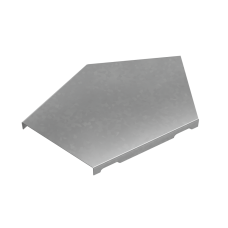 Крышка горизонтального угла 45 гр. 100 мм "ПЛЮС" HD КМ-Профиль (KGLplus45-100 HD)