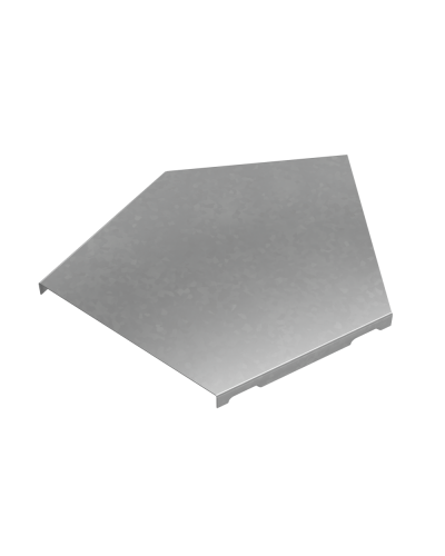 Крышка горизонтального угла 45 гр. 150 мм ПЛЮС INOX304 КМ-Профиль (KGLplus45-150 INOX304) в Ростове-на-Дону Аксессуары для лотков Pintop.ru