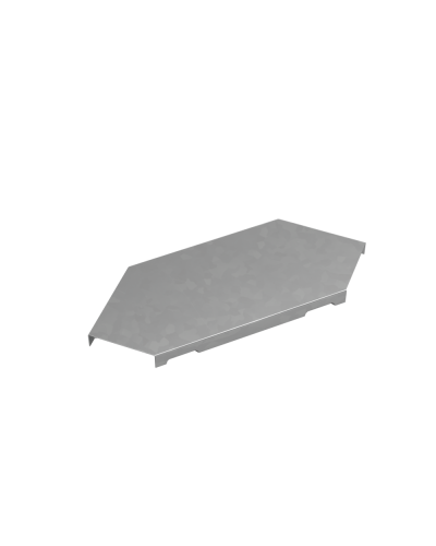 Крышка горизонтального угла 90 гр. 50 мм ПЛЮС HD85 КМ-профиль (KGLplus90-50 HD85) в Ростове-на-Дону Аксессуары для лотков Pintop.ru