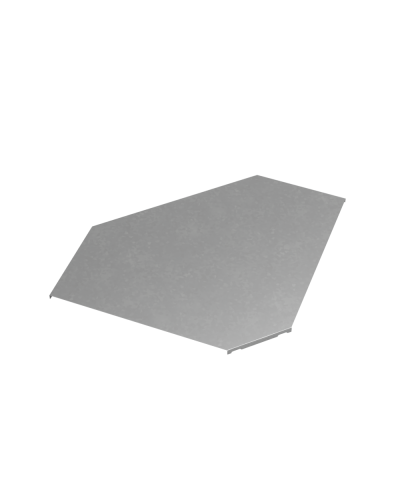 Крышка горизонтального угла 90 гр. 400 мм ПЛЮС INOX304 КМ-Профиль (KGLplus90-400 INOX304) в Ростове-на-Дону Аксессуары для лотков Pintop.ru