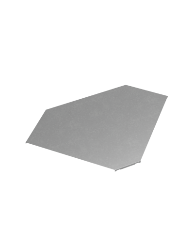 Крышка горизонтального угла 90 гр. 500 мм ПЛЮС HD85 КМ-профиль (KGLplus90-500 HD85) в Ростове-на-Дону Аксессуары для лотков Pintop.ru