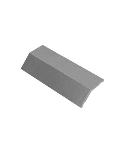 Крышка внешнего вертикального угла 45 гр. 400 мм ПЛЮС КМ-Профиль (KVLplus45-400) в Ростове-на-Дону Аксессуары для лотков Pintop.ru