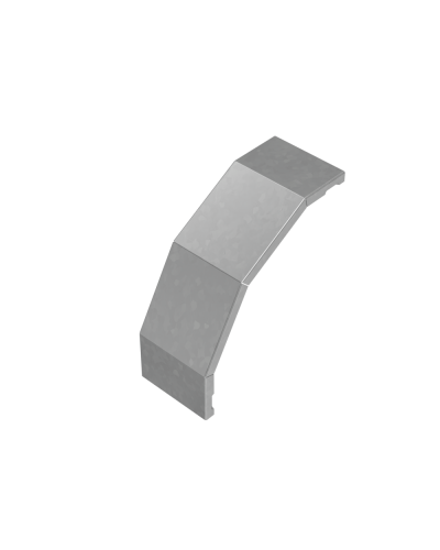 Крышка внешнего вертикального угла 90 гр. 100 мм ПЛЮС HD КМ-Профиль (KVLplus90-100 HD) в Ростове-на-Дону Аксессуары для лотков Pintop.ru