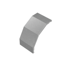 Крышка внешнего вертикального угла 90 гр. 150 мм "ПЛЮС" INOX304 КМ-Профиль (KVLplus90-150 INOX304)