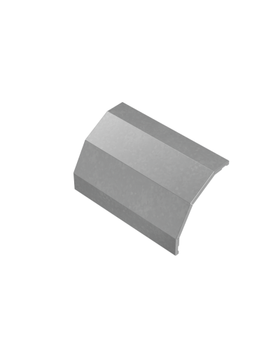 Крышка внешнего вертикального угла 90 гр. 400 мм ПЛЮС HD КМ-Профиль (KVLplus90-400 HD) в Ростове-на-Дону Аксессуары для лотков Pintop.ru