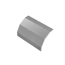 Крышка внешнего вертикального угла 90 гр. 400 мм "ПЛЮС" HD85 КМ-профиль (KVLplus90-400 HD85)