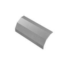Крышка внешнего вертикального угла 90 гр. 600 мм "ПЛЮС" КМ-Профиль (KVLplus90-600)