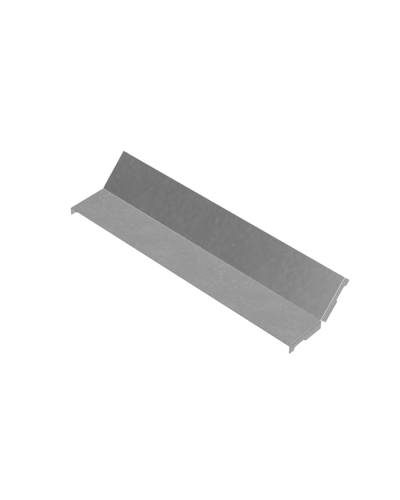 Крышка внутреннего вертикального угла 45 гр. 400 мм ПЛЮС INOX304 КМ-Профиль (KNLplus45-400 INOX304) в Ростове-на-Дону Аксессуары для лотков Pintop.ru