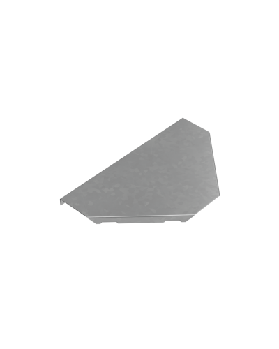 Крышка Т-отвода 50 мм ПЛЮС КМ-профиль (KTDplus50) в Ростове-на-Дону Аксессуары для лотков Pintop.ru