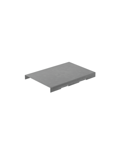 Крышка на угол внешний вертикальный 100х100 мм с разворотом трассы на 180 гр. ПЛЮС HD85 КМ-профиль (KVLTDplus90-100-100 HD85) в Ростове-на-Дону Аксессуары для лотков Pintop.ru