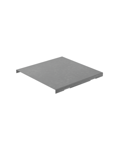 Крышка на угол внешний вертикальный 100х600 мм с разворотом трассы на 180 гр. ПЛЮС КМ-Профиль (KVLTDplus90-100-600) в Ростове-на-Дону Аксессуары для лотков Pintop.ru