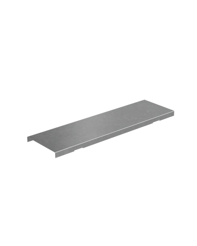 Крышка на вертикальный Т-ответвитель переходник 100-200 мм с разворотом трассы на 90 гр. ПЛЮС (нижняя часть больше исходной) КМ-Профиль (KTDPVplus90-100-200) в Ростове-на-Дону Аксессуары для лотков Pintop.ru