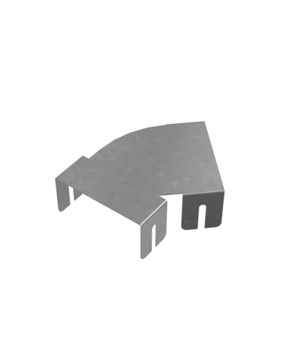 Крышка горизонтально-изменяемого угла 0-45 гр. 50 мм ПЛЮС HD85 КМ-профиль (KIGLplus50 HD85) в Ростове-на-Дону Аксессуары для лотков Pintop.ru