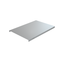 Крышка на вертикальный Т-ответвитель переходник 300-150 мм с разворотом трассы на 90 гр. (нижняя часть меньше исходной) КМ-Профиль (KTDPS90-300-150)