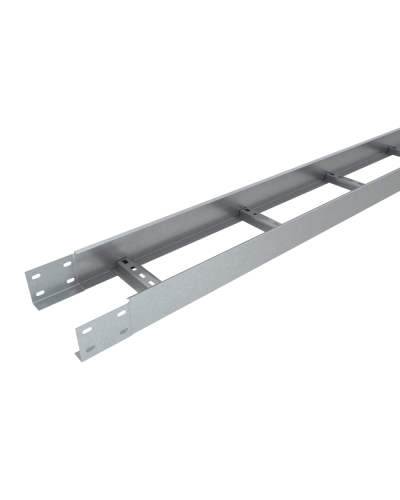 Лоток лестничный 80х600х1,2 L2000 мм Быстрый монтаж HD КМ-профиль (LLS80-600-1.2-2000 HD) в Ростове-на-Дону Кабельные лотки Pintop.ru