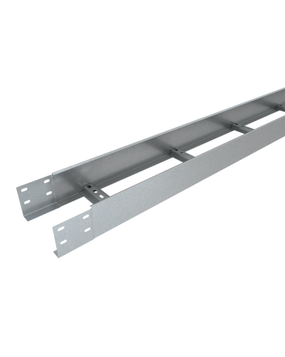 Лоток лестничный 100х500х1,2 L2000 мм Быстрый монтаж КМ-Профиль (LLS100-500-1.2-2000) в Ростове-на-Дону Кабельные лотки Pintop.ru