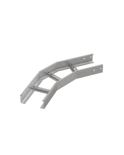 Угол лестничный горизонтальный 45 гр. 80х400х2,0 мм HD85 N КМ-профиль (LGL45-80-400-2.0 HD85 N) в Ростове-на-Дону Аксессуары для лотков Pintop.ru