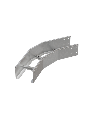 Угол лестничный горизонтальный 45 гр. 150х600х1,2 мм N КМ-профиль (LGL45-150-600-1.2 N) в Ростове-на-Дону Аксессуары для лотков Pintop.ru