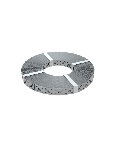 Перфорированная монтажная лента 20х1,0 мм (упак. 25 м) КМ-Профиль (PF1.0-20) в Ростове-на-Дону Аксессуары для лотков Pintop.ru