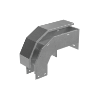 Т-ответвитель крышка верт. вниз 80х500х150 мм "ПЛЮС" INOX304 КМ-Профиль (OKTDplus80-500-150 INOX304)