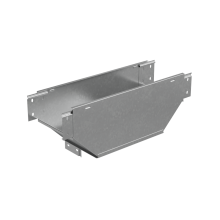 Т-ответвитель переходник 80х200-300 мм верт. c разворотом трассы на 90 гр. "ПЛЮС" (нижняя часть больше исходной) INOX304 КМ-Профиль (TDPVplus90-80-200-300 INOX304)