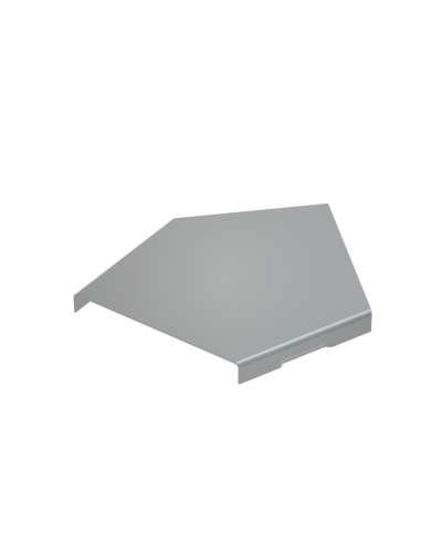 Крышка горизонтального угла 45 гр. 100 мм КМ-Профиль (KGL45-100) в Ростове-на-Дону Аксессуары для лотков Pintop.ru