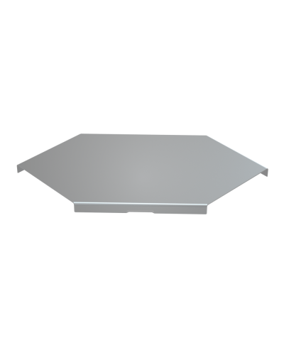 Крышка горизонтального угла 90 гр. 400 мм КМ-Профиль (KGL90-400) в Ростове-на-Дону Аксессуары для лотков Pintop.ru