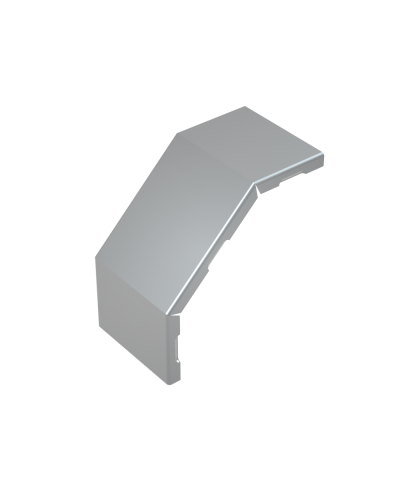 Крышка внешнего вертикального угла 90 гр. 50 мм КМ-Профиль (KVL90-50) в Ростове-на-Дону Аксессуары для лотков Pintop.ru