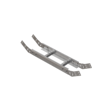 Вертикальный шарнирный угол 80х700х2,0 мм HD85 N КМ-профиль (LSHL80-700-2.0 HD85 N)