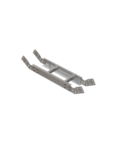 Вертикальный шарнирный угол 100х500х1,5 мм HD N КМ-профиль (LSHL100-500-1.5 HD N) в Ростове-на-Дону Аксессуары для лотков Pintop.ru