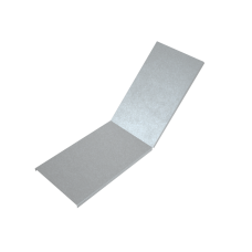 Крышка лестничного вертикального внутреннего угла 45 гр. 500 мм HD85 КМ-профиль (KLNL45-500 HD85)