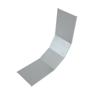 Крышка лестничного вертикального внутреннего угла 90 гр. 700 мм HD85 КМ-профиль (KLNL90-700 HD85)