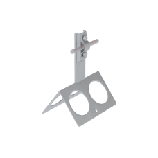 Коньковый держатель болтовой с широким основанием для прутка Ø 5-10 мм H100 мм TD КМ-Профиль (BKDB-H100-D5-10 TD)