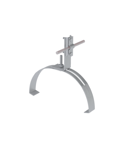 Держатель болтовой для фигурного конька для прутка Ø 5-10 мм КМ-Профиль (DFKB-D5-10) в Ростове-на-Дону Монтажные материалы Pintop.ru