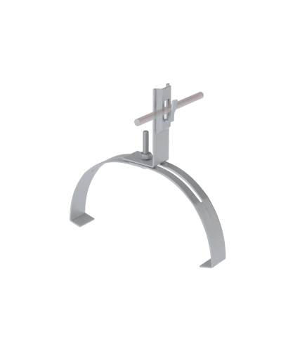 Держатель зажимной для фигурного конька для прутка Ø 5-8 мм КМ-Профиль (DFKZ-D5-8) в Ростове-на-Дону Монтажные материалы Pintop.ru