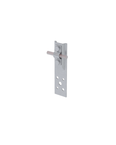 Прямой держатель болтовой для прутка Ø 5-10 мм H80 мм HD КМ-Профиль (DBP-H80-D5-10 HD) в Ростове-на-Дону Монтажные материалы Pintop.ru