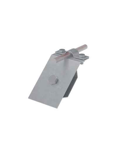 Держатель для водосточного желоба Ø 5-10 мм CU КМ-профиль (DVZH-D5-10 CU) в Ростове-на-Дону Монтажные материалы Pintop.ru