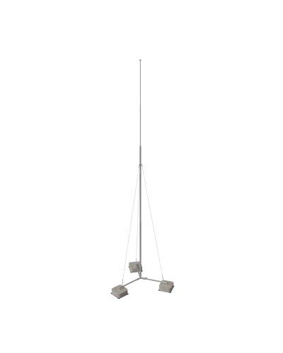 Вольностоящая молниеприемная мачта составная H7,1 м для подвесных клетей разборное основание HD КМ-Профиль (RTVMRK-H7.1 HD) в Ростове-на-Дону Монтажные материалы Pintop.ru