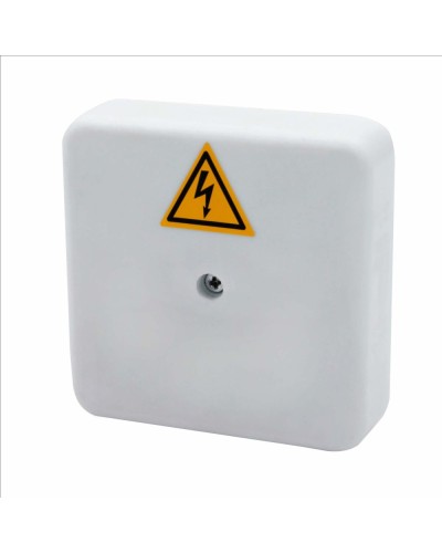 Коробка распределительная огнестойкая КРОПС-П0, IP41, габаритные размеры 75х75х20 мм, для кабелей сечением до 2,5 мм2, 6 клемм КМ-Профиль (FRJB-KM-P0-2.5-06-КРОПС-IP41) в Ростове-на-Дону Распределительные коробки Pintop.ru