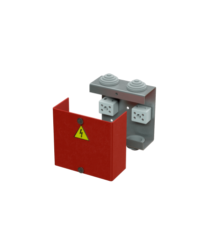 Коробка распределительная огнестойкая КРОПС, IP41, габаритные размеры 80х80х35 мм, для кабелей сечением до 4 мм2, 6 клемм КМ-Профиль (FRJB-KM-ST1-4-06-КРОПС-IP41) в Ростове-на-Дону Распределительные коробки Pintop.ru