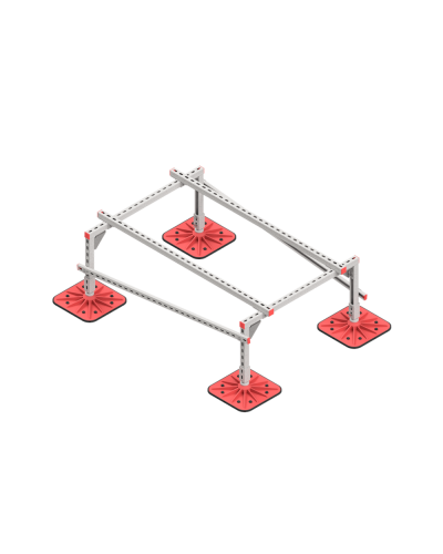 Опорная конструкция для установки оборудования TECHNORAPTOR FOOT 1000х1500 HD КМ-профиль (KM-TR-F-SSEI-1000-1500 HD) в Ростове-на-Дону Системы видеонаблюдения Pintop.ru