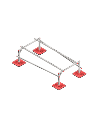 Опорная конструкция для установки оборудования TECHNORAPTOR FOOT 1000х2000 тип 1 HD КМ-профиль (KM-TR-F-SSEI-1000-2000-1 HD) в Ростове-на-Дону Системы видеонаблюдения Pintop.ru