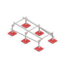 Опорная конструкция для установки оборудования TECHNORAPTOR FOOT 1000х2000 тип 2 HD КМ-профиль (KM-TR-F-SSEI-1000-2000-2 HD)