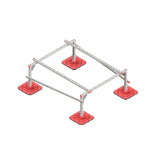 Опорная конструкция для установки оборудования TECHNORAPTOR FOOT 1200х1500 HD КМ-профиль (KM-TR-F-SSEI-1200-1500 HD)